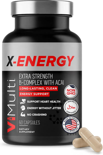 ViMulti X-Energy Vitamin B Complex Capsules - 60 Capsules