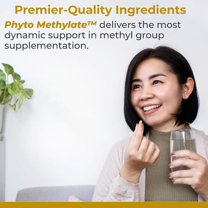 Premier Research Labs Phyto Methylate - Methylated B Vitamin Complex with 5-MTHF and P5P - Supports Methylation, Detox and Cardiovascular Health - 60 Plant-Based Capsules
