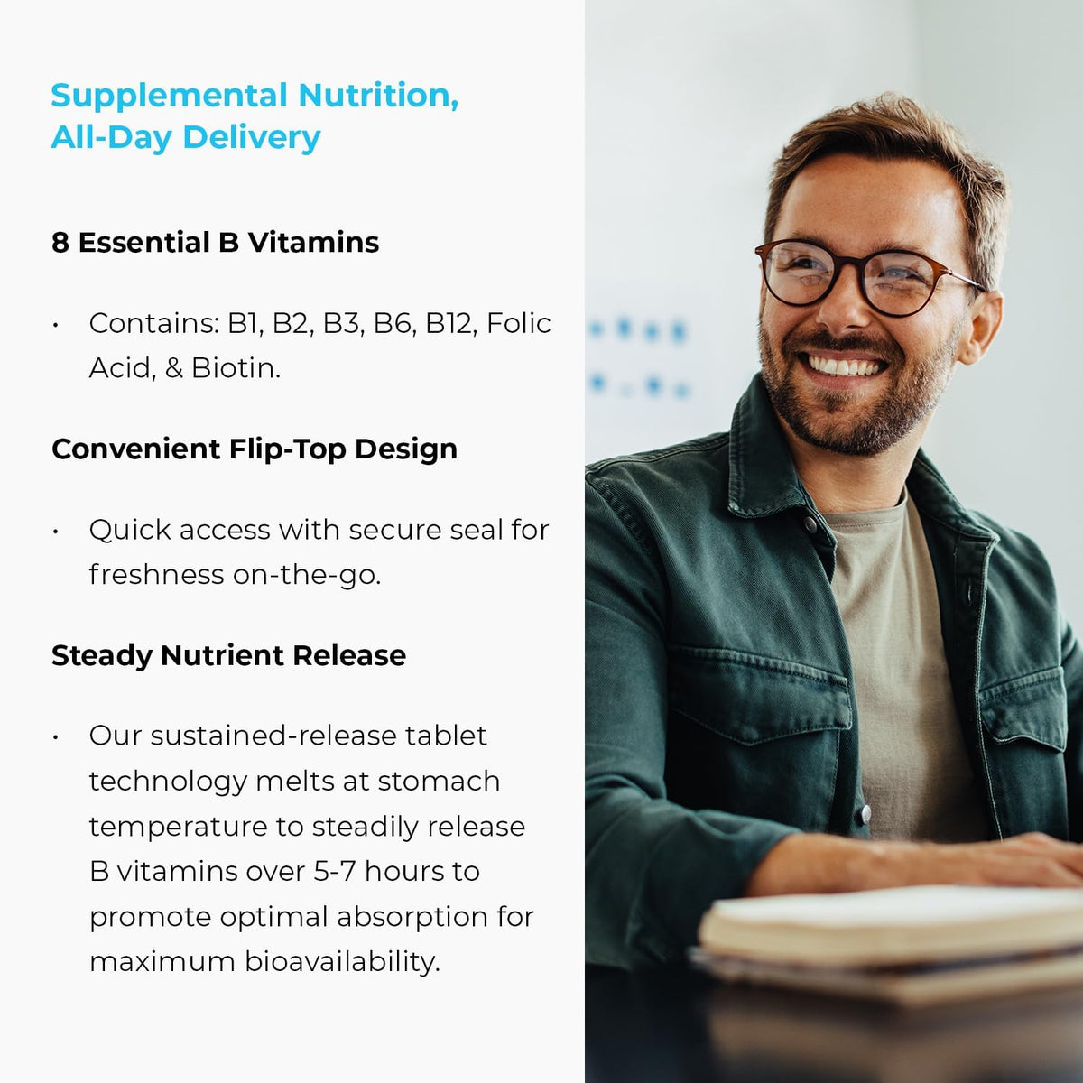 ENDUR-B Complex SR (Sustained Release) B Vitamins - 150 Tablets - görsel 4