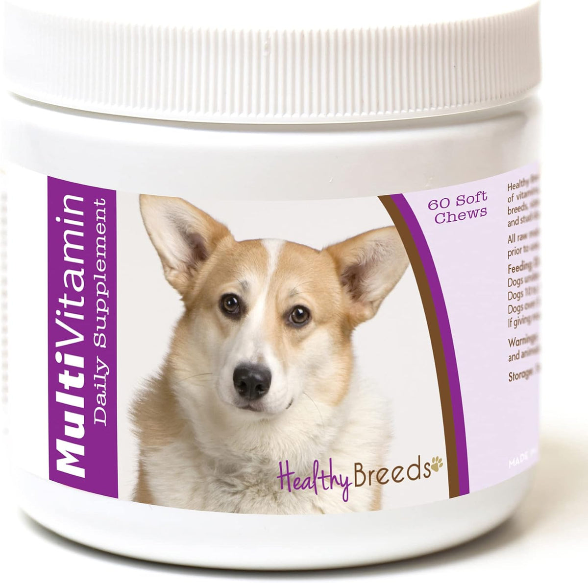 Healthy Breeds Cardigan Welsh Corgi – Essential Vitamins: Vitamins A, D, E and B-complex vitamins contribute to – Image 1