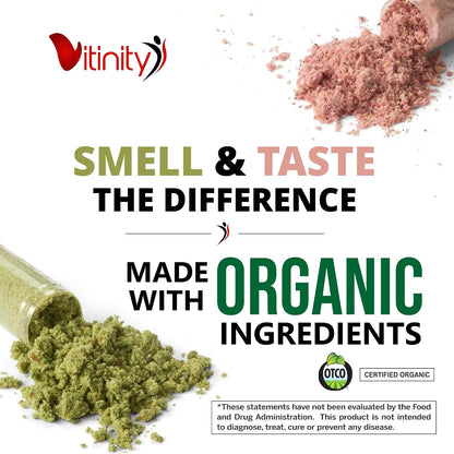 Made with Organic Fruits & Vegetables Capsules - Superfood Supplement for Women and Men - 30-Day Supply