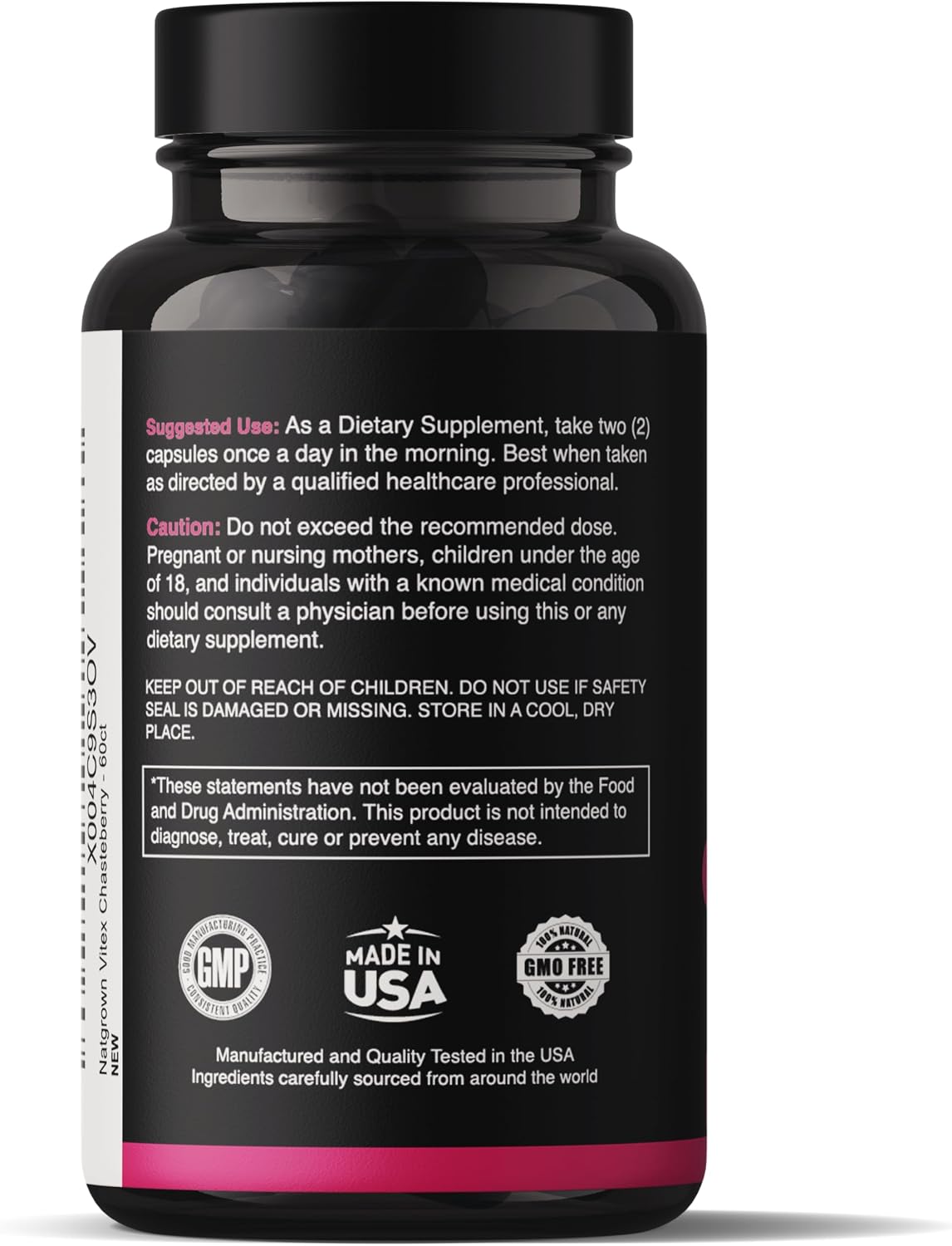 Natgrown Vitex Chasteberry Supplement for Women – 1,000 mg – 60 Capsules - görsel 3