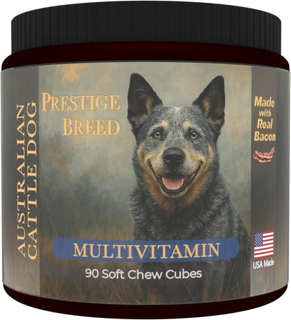 Prestige Breed Australian Cattle Dog Multivitamins, 90 Count, Real Bacon Flavour