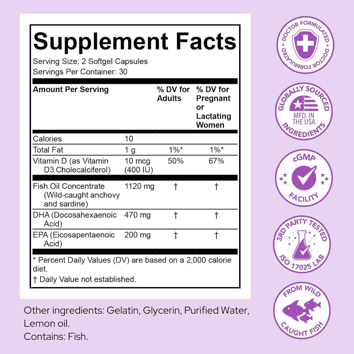 Premom Prenatal Vitamins Capsules & Prenatal DHA Mini Soft gel capsules Bundle - görsel 6