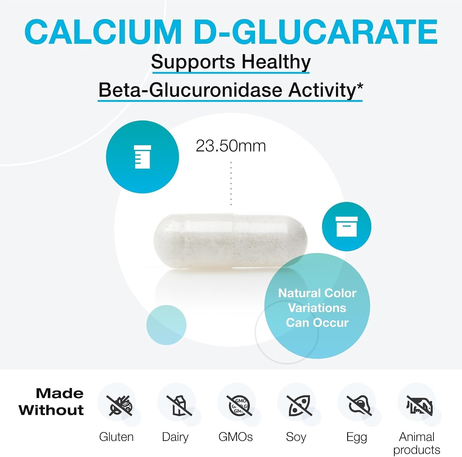 XYMOGEN Calcium D-Glucarate – 90 Capsules – Endocrine & Detox Support - görsel 3
