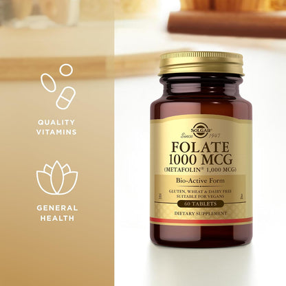 Solgar Folate (as Metafolin) 1000 mcg