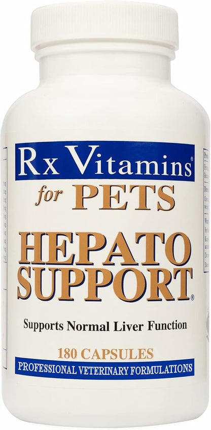 Rx Vitamins Hepato Support for Dogs & Cats – Liver Support with Milk Thistle – 90 Capsules
