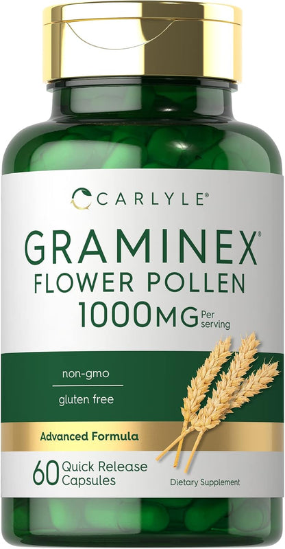 Carlyle Graminex Flower Pollen Extract 1000 mg | 60 Capsules