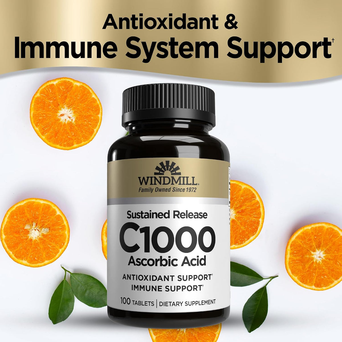Windmill Vitamin C-1000 Tablets Sustained Release 100 Tablets - görsel 3