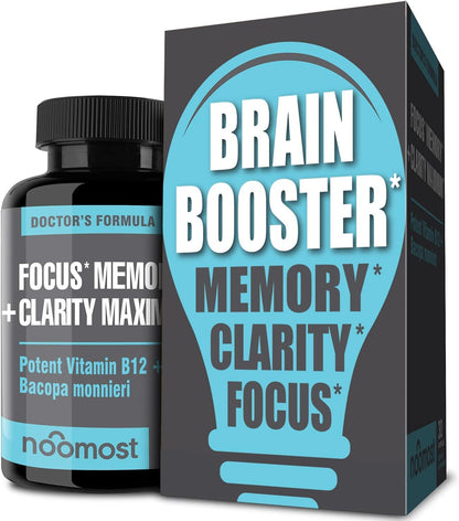 NooMost Brain Booster Supplement - Focus, Memory and Clarity Support