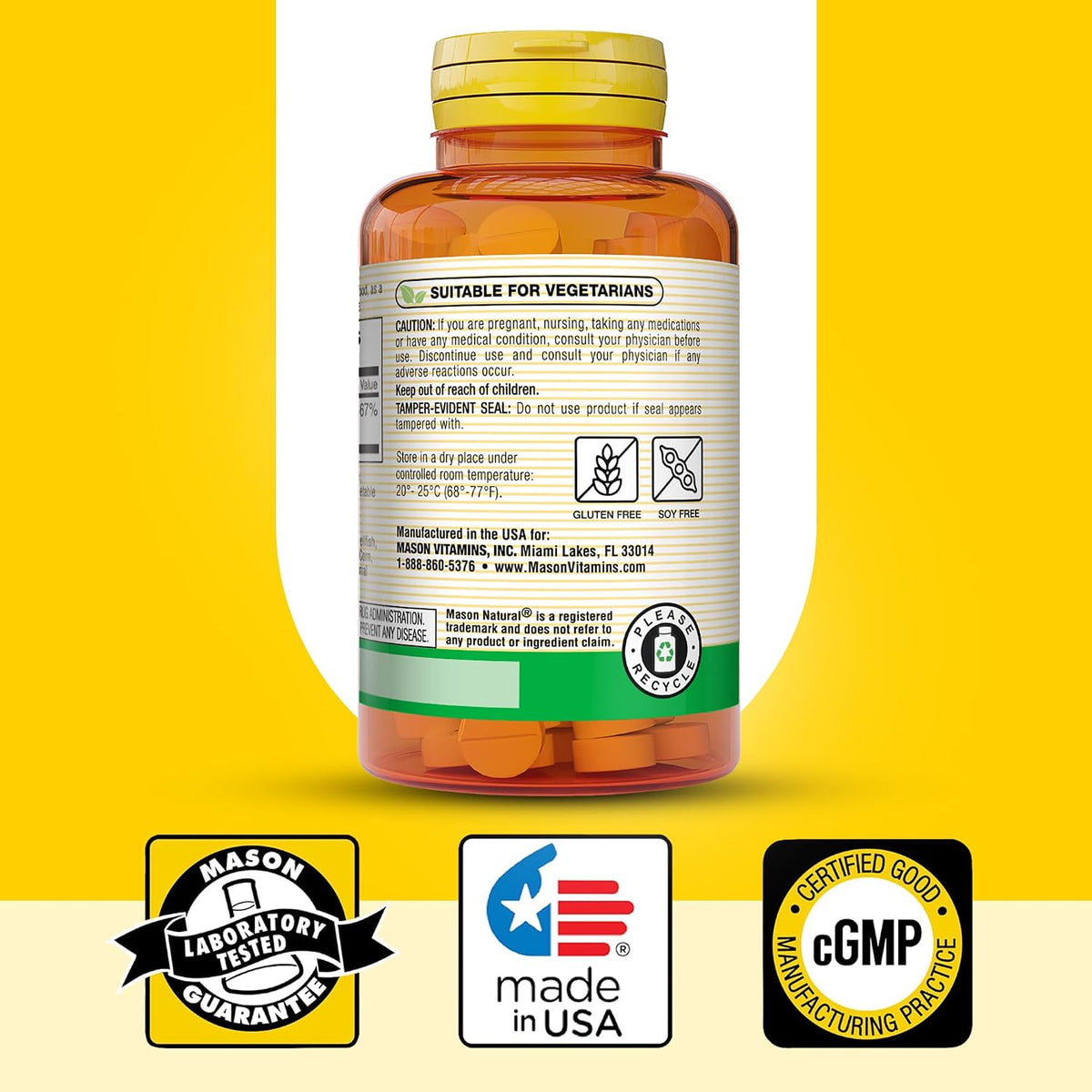 Mason Natural Vitamin B12 1000 mcg Quick Dissolve Tablets, 100 Tablets - görsel 6