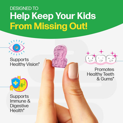 Culturelle Kids Complete Chewable Multivitamin + Probiotic, Ages 3+, 50 Chewable Tablets