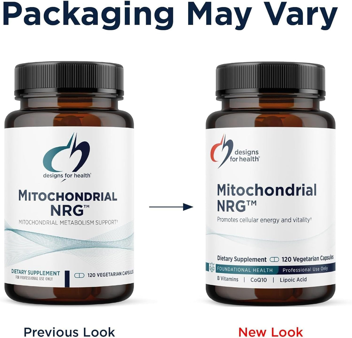 Designs for Health Mitochondrial NRG - Mitochondrial Energy Support with CoQ10, ALA, Resveratrol & Curcumin (120 Vegan Capsules) - görsel 4