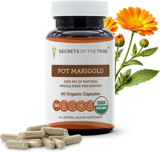 Secrets of the Tribe Pot Marigold Organic 60 Capsules