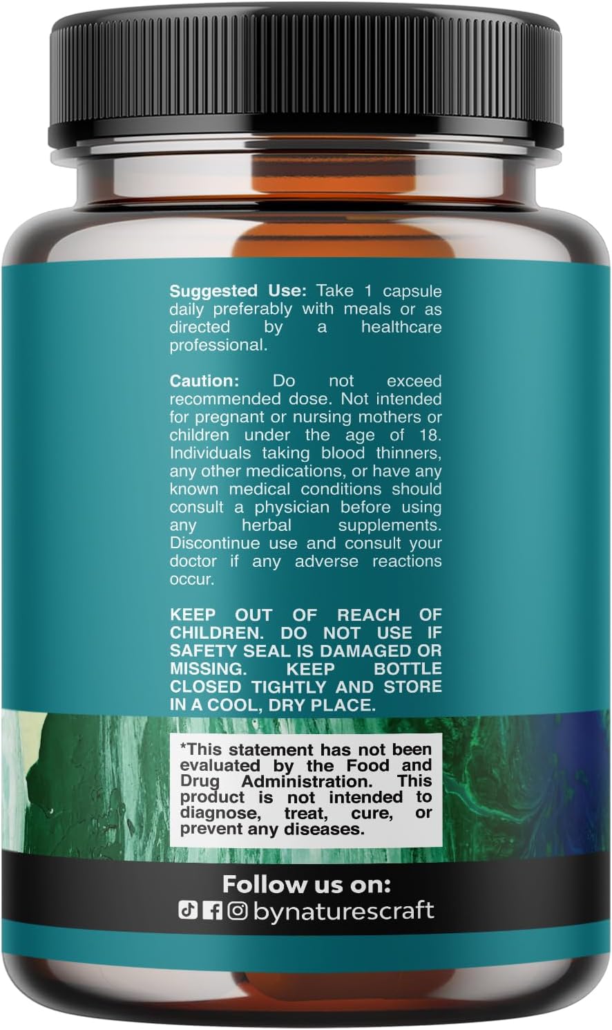 Natures Craft Eye Pressure Support with Bilberry Extract - Vegan Eye Health Supplement for Ocular Pressure Relief - 30 Count - görsel 8