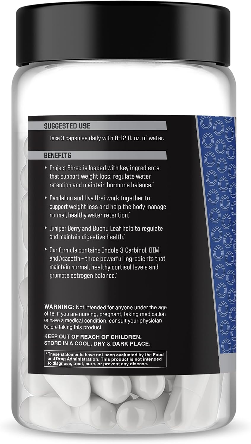 Anabolic Warfare Project Shred - Body Recomposition Formula with Botanicals - görsel 3