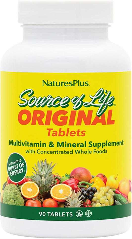 Nature's Plus Source of Life Multivitamin - 90 Tablets