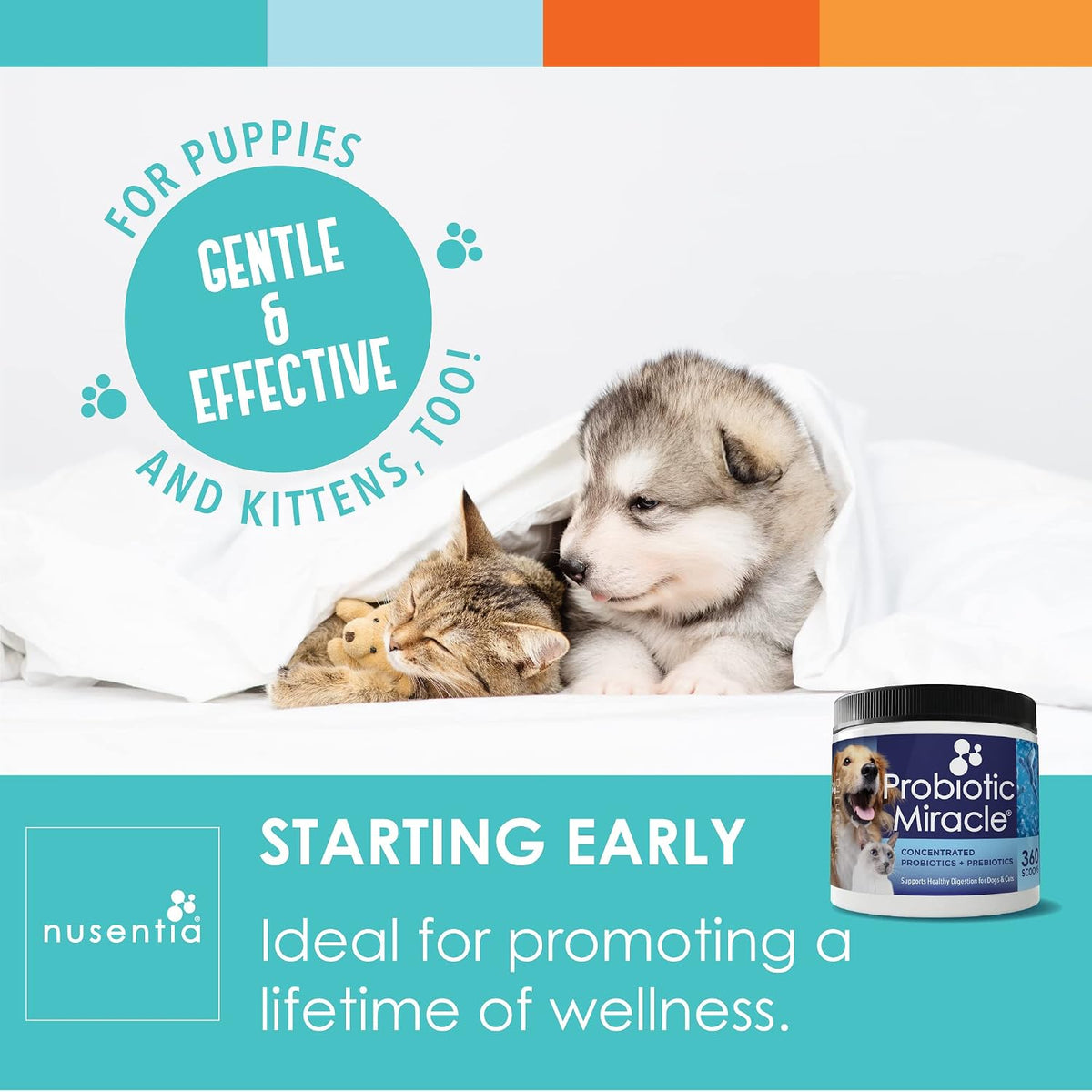 NUSENTIA Probiotic Miracle for Dogs and Cats (3-Pack) - görsel 5