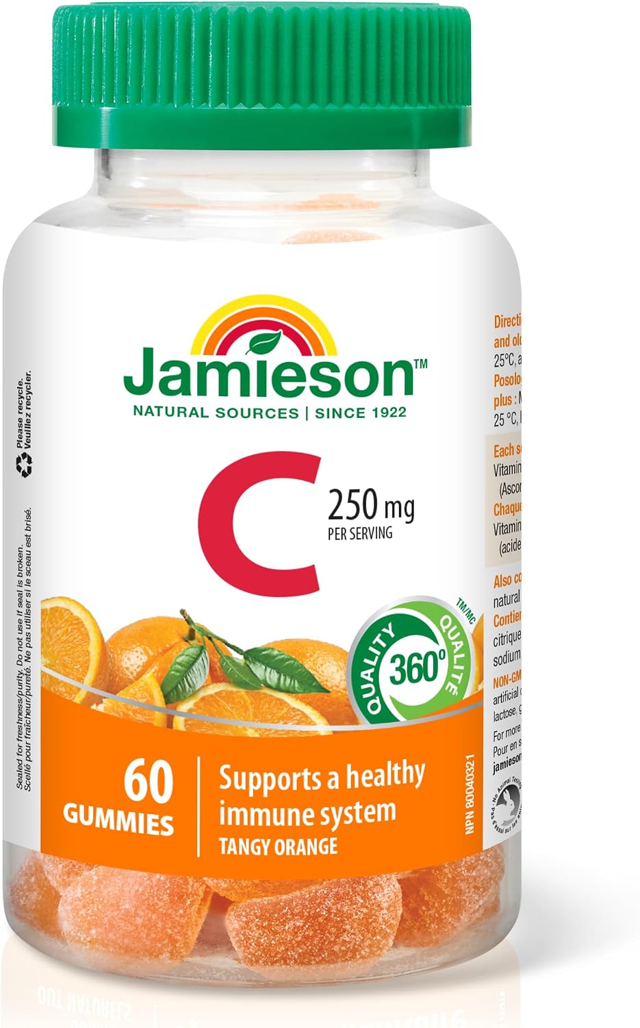 Jamieson C Gummies 250mg Orange 60 Gummies - görsel 1