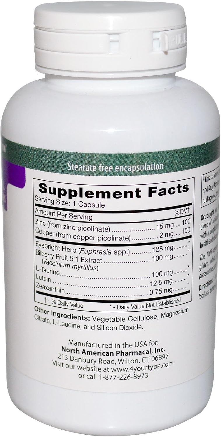 D'Adamo Personalised Nutrition Ocubright, 60 Capsules - görsel 2