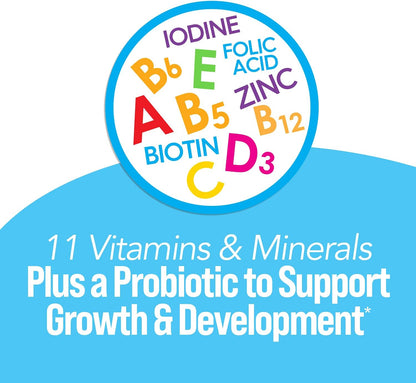 Culturelle Kids Probiotic + Complete Multivitamin Chewable, Ages 3+