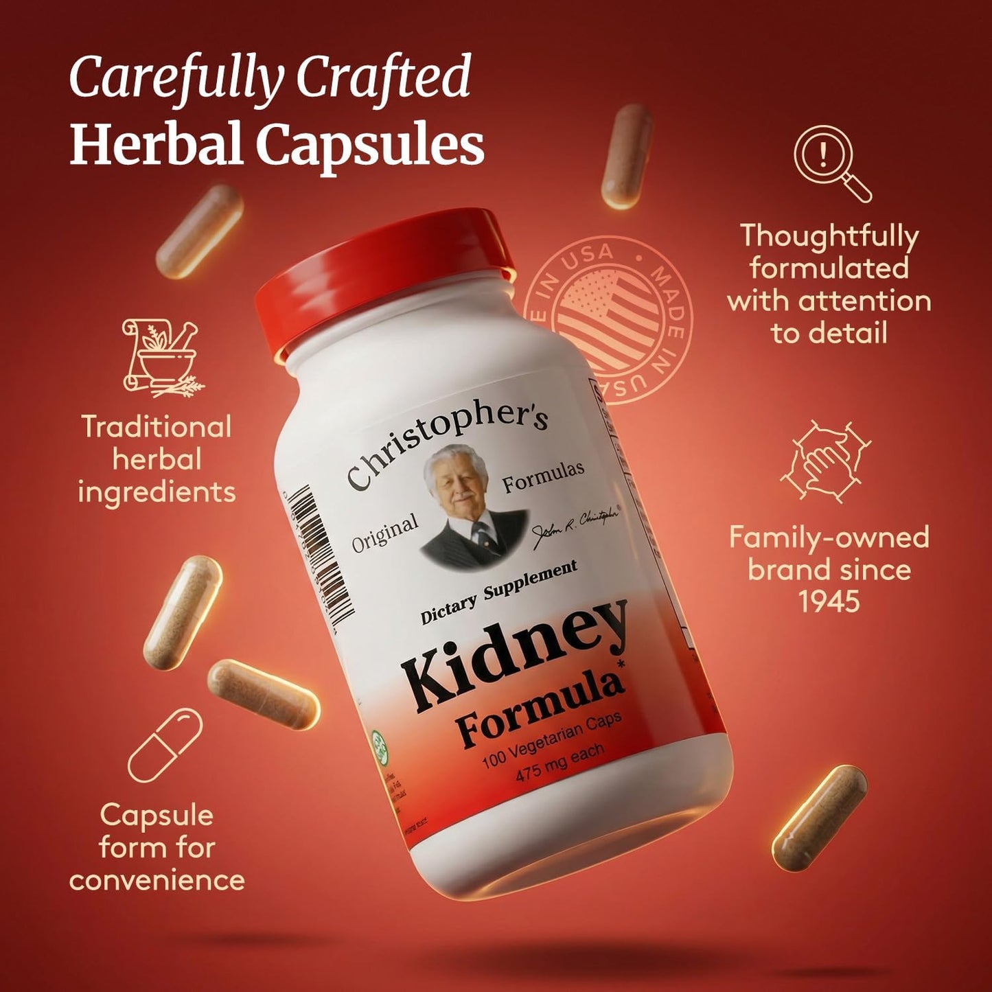Christopher's Original Formulae Kidney Formula - Herbal Blend for Kidney Support - görsel 5