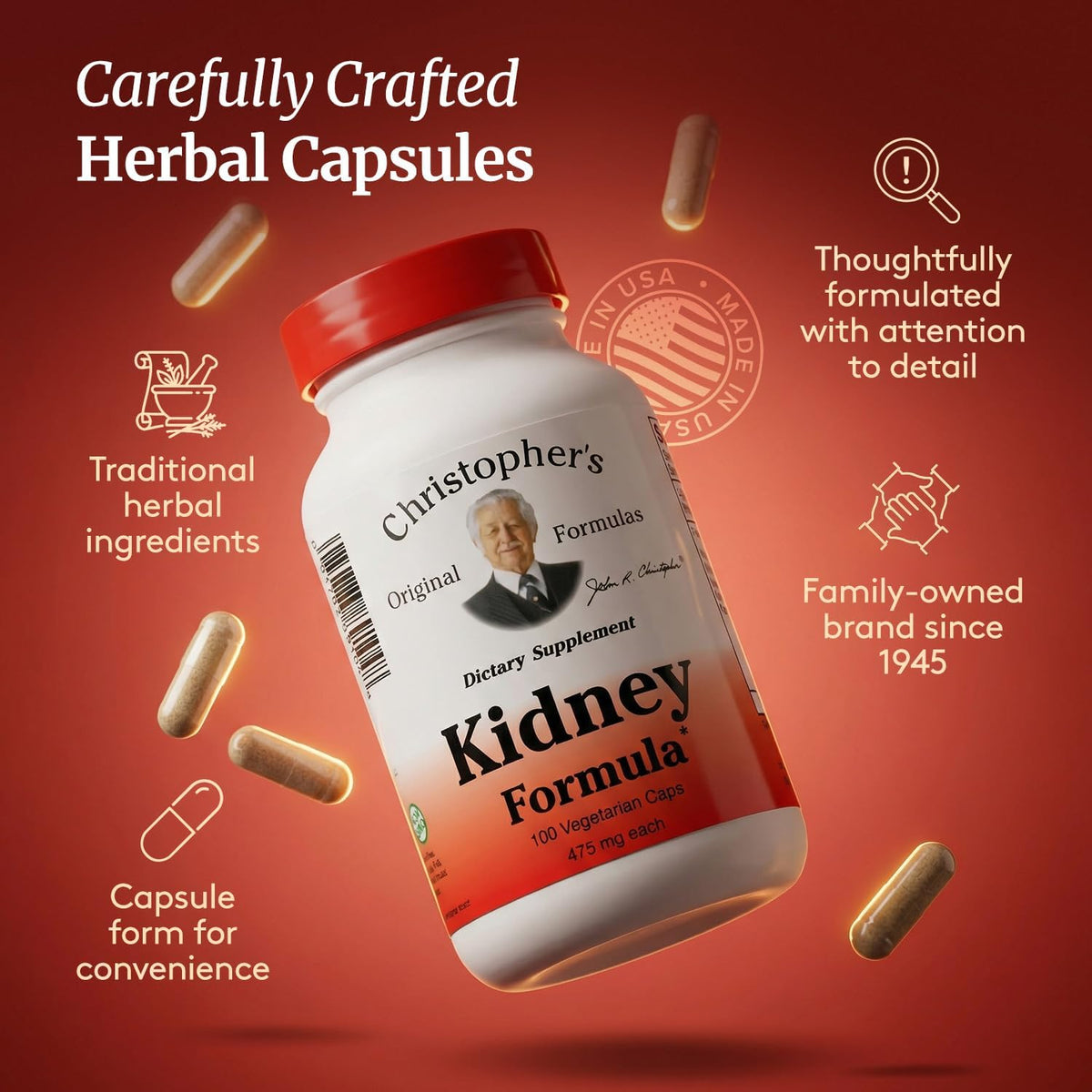 Christopher's Original Formulae Kidney Formula - Herbal Blend for Kidney Support - görsel 5