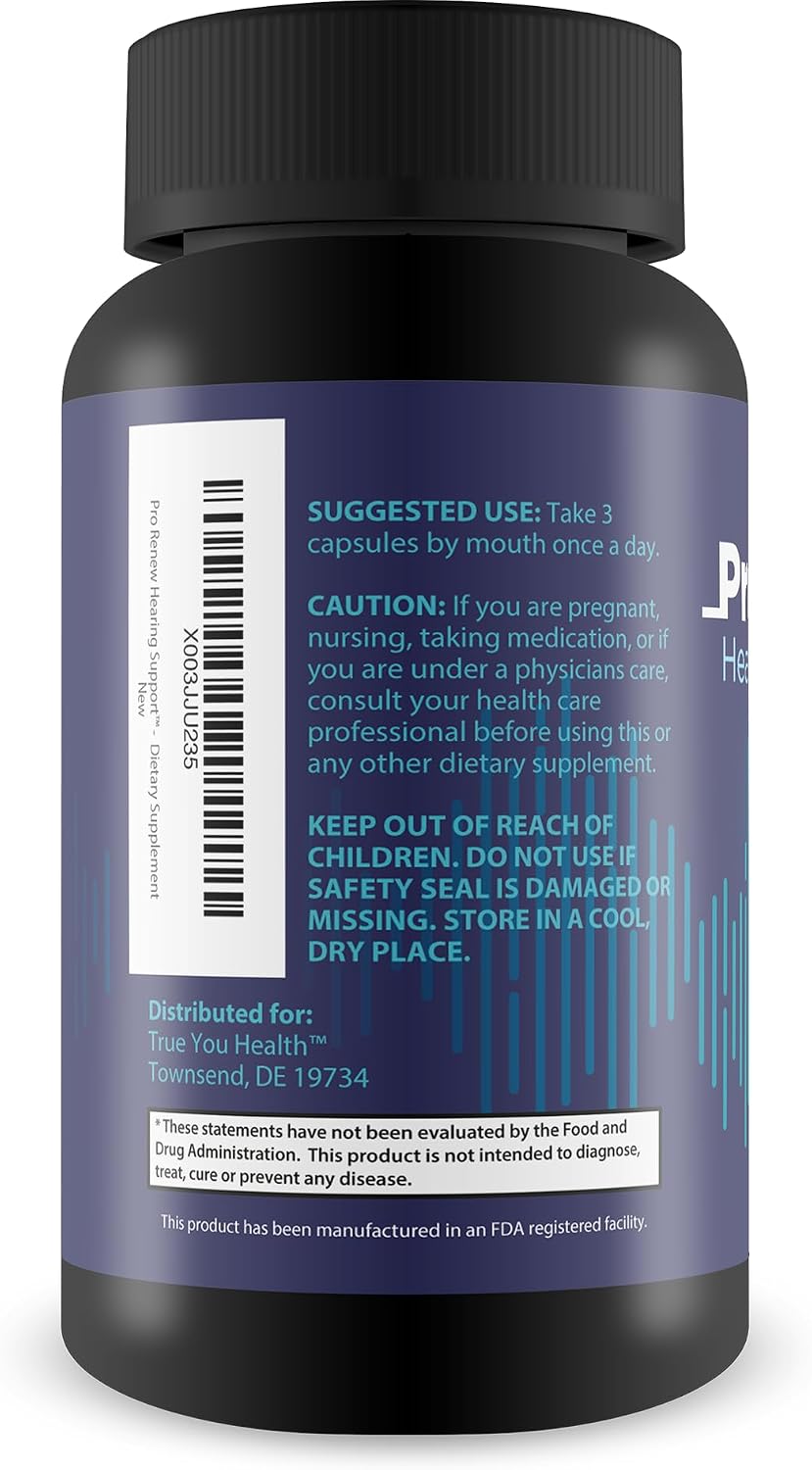 Pro Renew Hearing Support – Advanced Hearing Formula with Vitamin D and Antioxidants - görsel 3