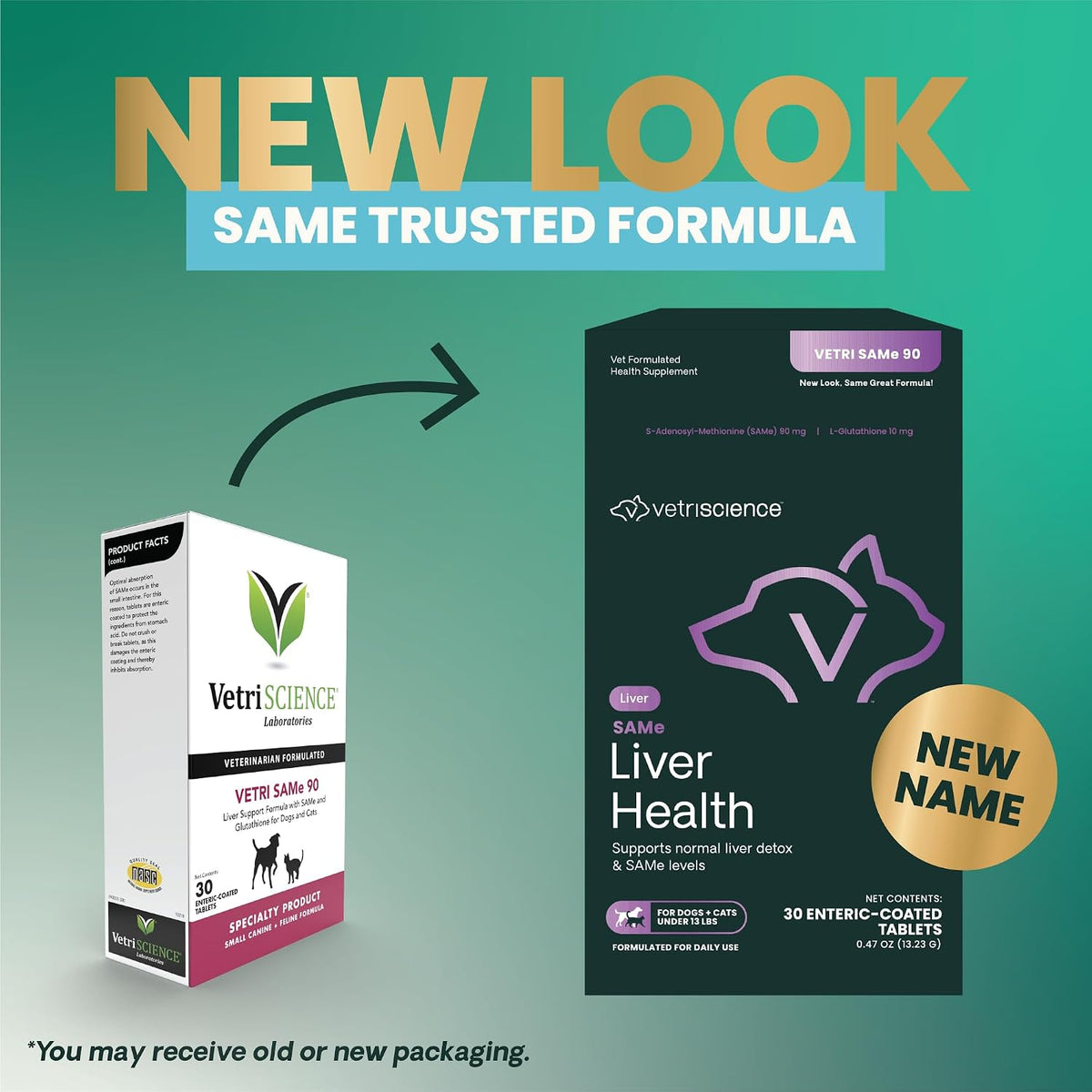 VetriScience SAMe Liver Health Tablets for Cats & Small Dogs, 90 mg – 30 Tablets - görsel 2