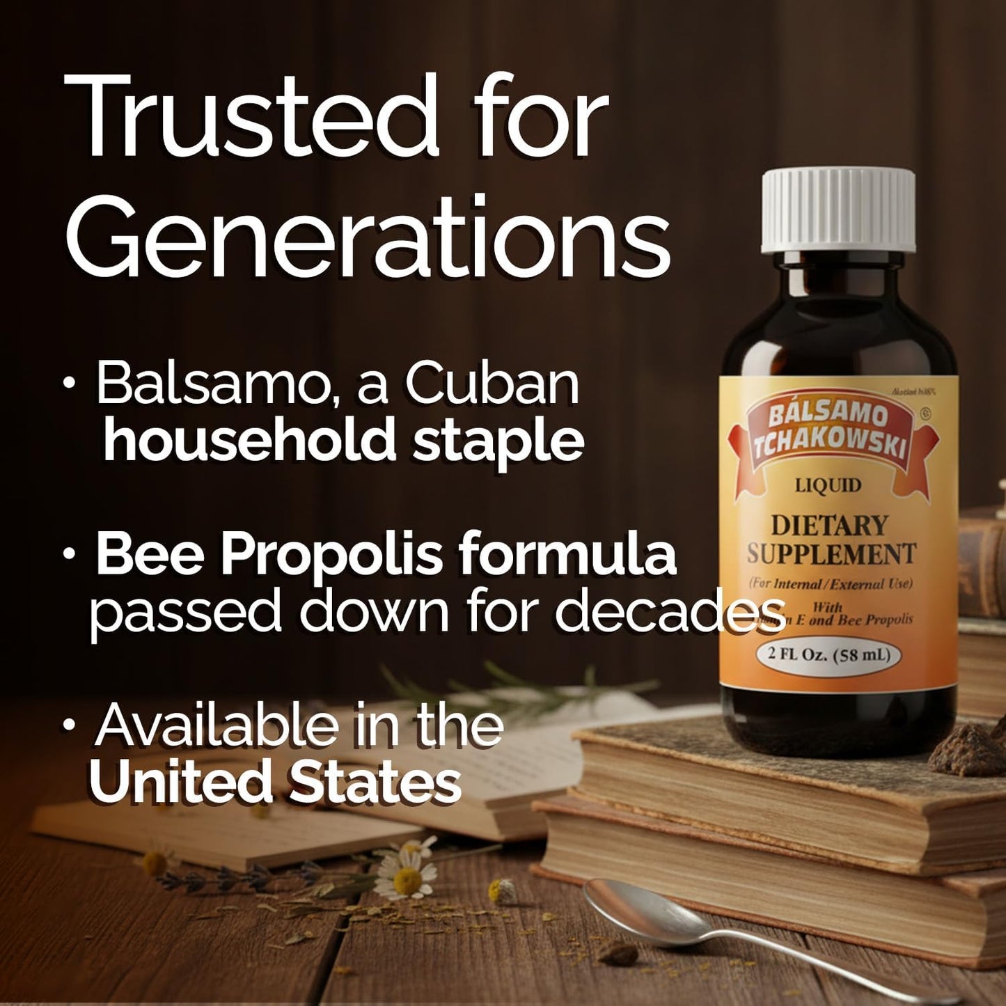 Balsamo Tchakowski Liquid Bee Propolis Extract - Natural Supplement with Vitamin E, 2-Pack - görsel 7