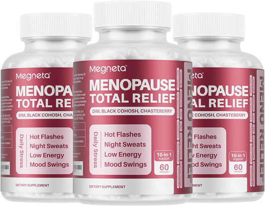 Menopause Support with DIM, Black Cohosh, Chasteberry, Evening Primrose, Linseed & Ashwagandha, 180 Capsules