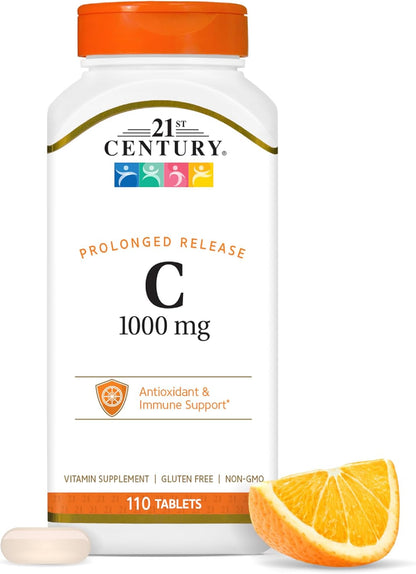 21st Century Vitamin C 1000mg Prolonged Release Tablets, 110 Tablets