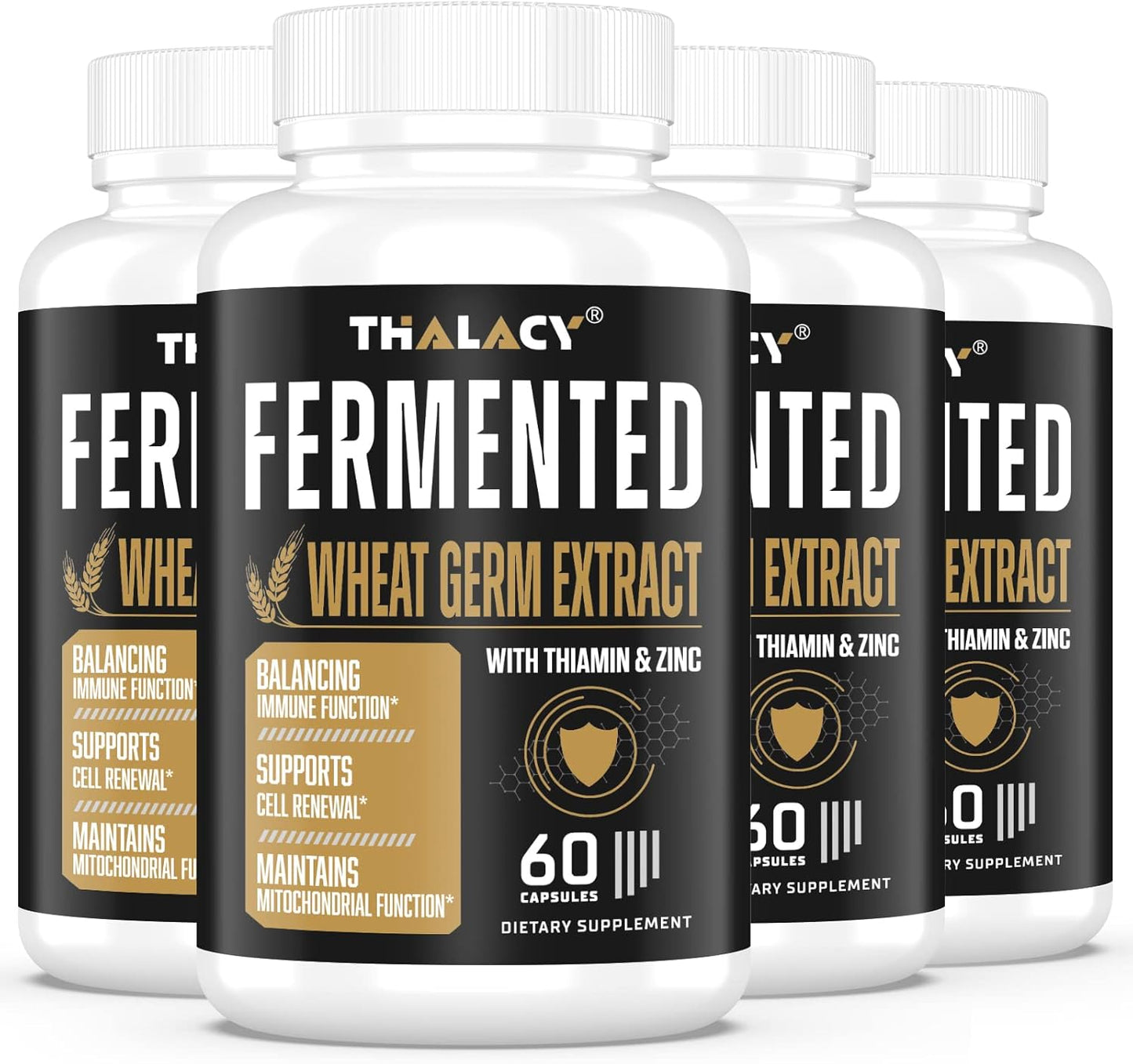 Thalacy Spermidine Wheat Germ Extract Capsules - 13mg Spermidine, 1300mg Formula - görsel 8