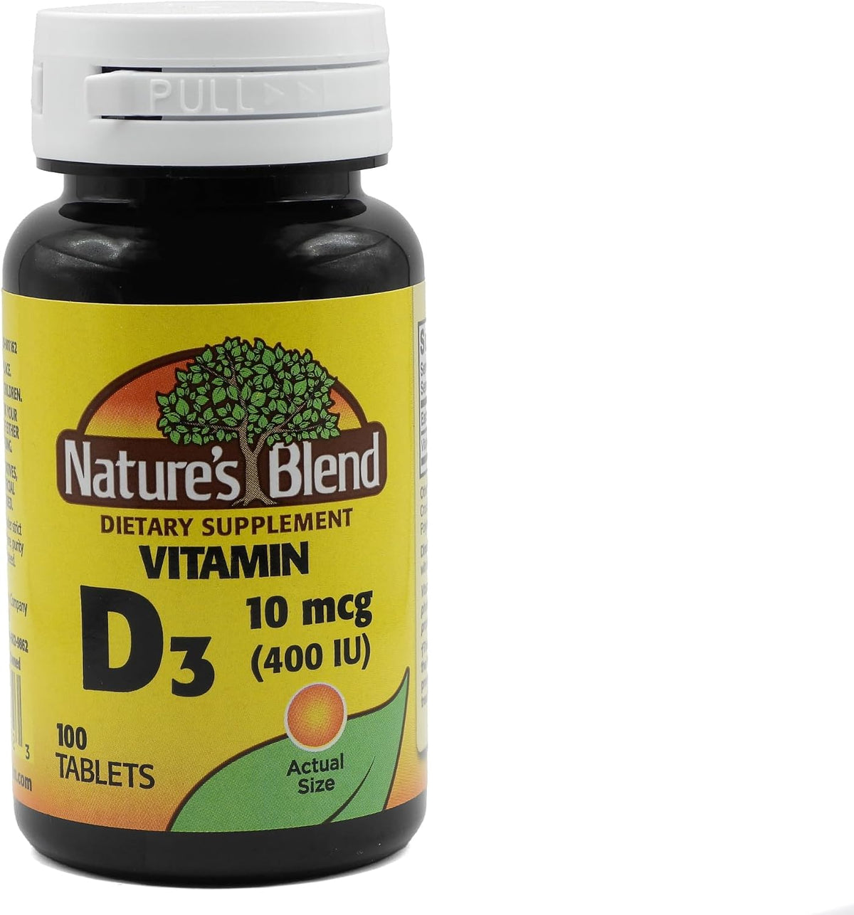Nature's Blend Vitamin D 400 IU (10 μg) Food Supplement - 100 Tablets - görsel 1
