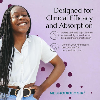 Neurobiologix D-Chiro Inositol 500 mg, High-Potency Inositol Supplement, Supports Metabolic Function & Hormone Balance, Dairy & Gluten-free, Non GMO, 60 Vegetable Capsules