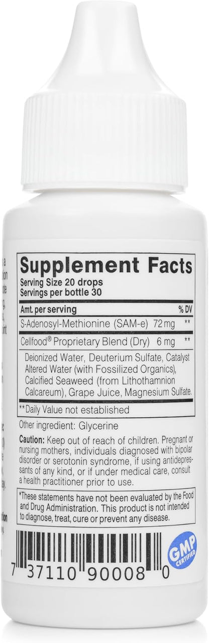 Cellfood SAM-e Liquid Formula+ - Mood, Joint & Liver Support - 30 ml (3-Pack)