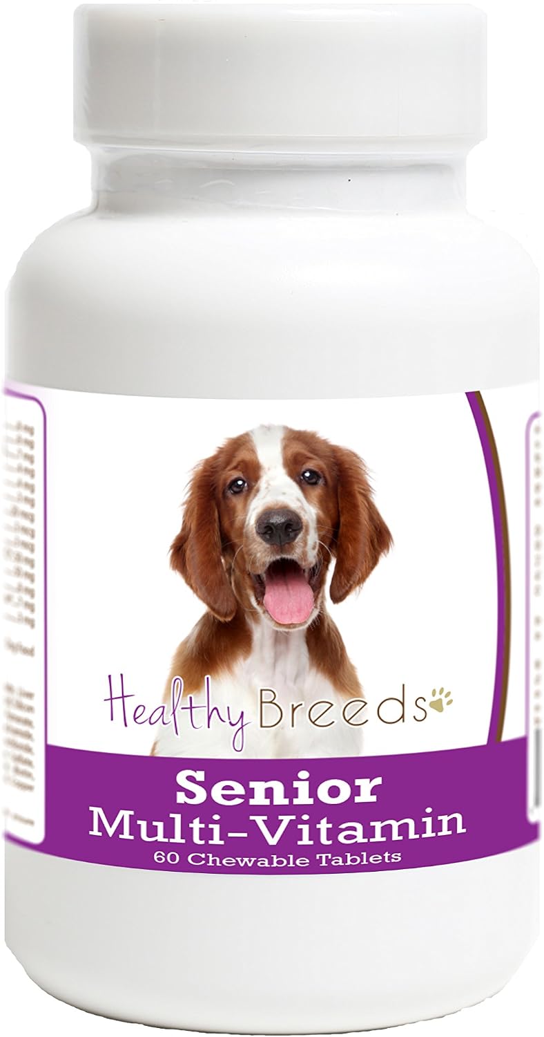 Healthy Breeds Welsh Springer Spaniel Senior Dog Multivitamin Tablets 60 Count - görsel 1