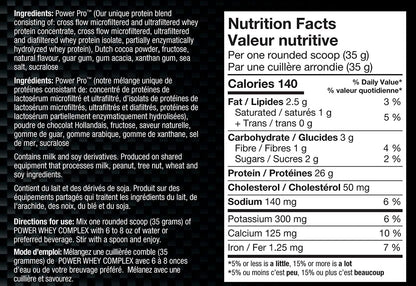 BioX Power Whey Complex | High Protein 100% Pure Whey Protein Powder | 26g Protein | 52 Servings, 4LB (Chocolate)
