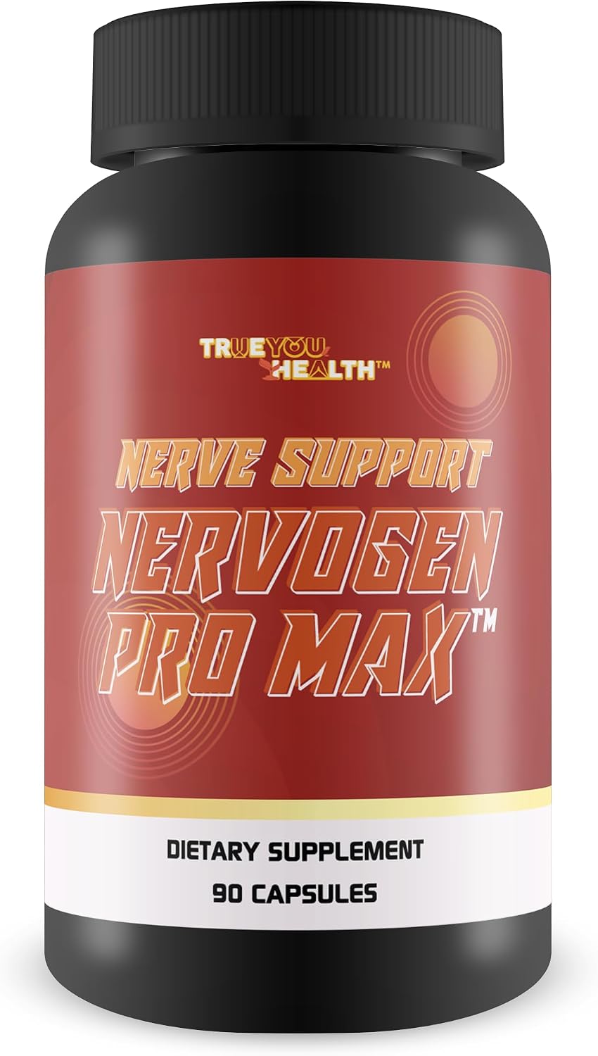Nerve Support Nervogen Pro Max - Premium Nerve Health Support Formula with Vitamin C, Vitamin D, Turmeric - görsel 1