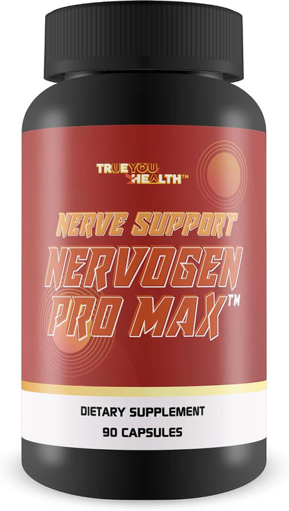 Nerve Support Nervogen Pro Max - Premium Nerve Health Support Formula with Vitamin C, Vitamin D, Turmeric