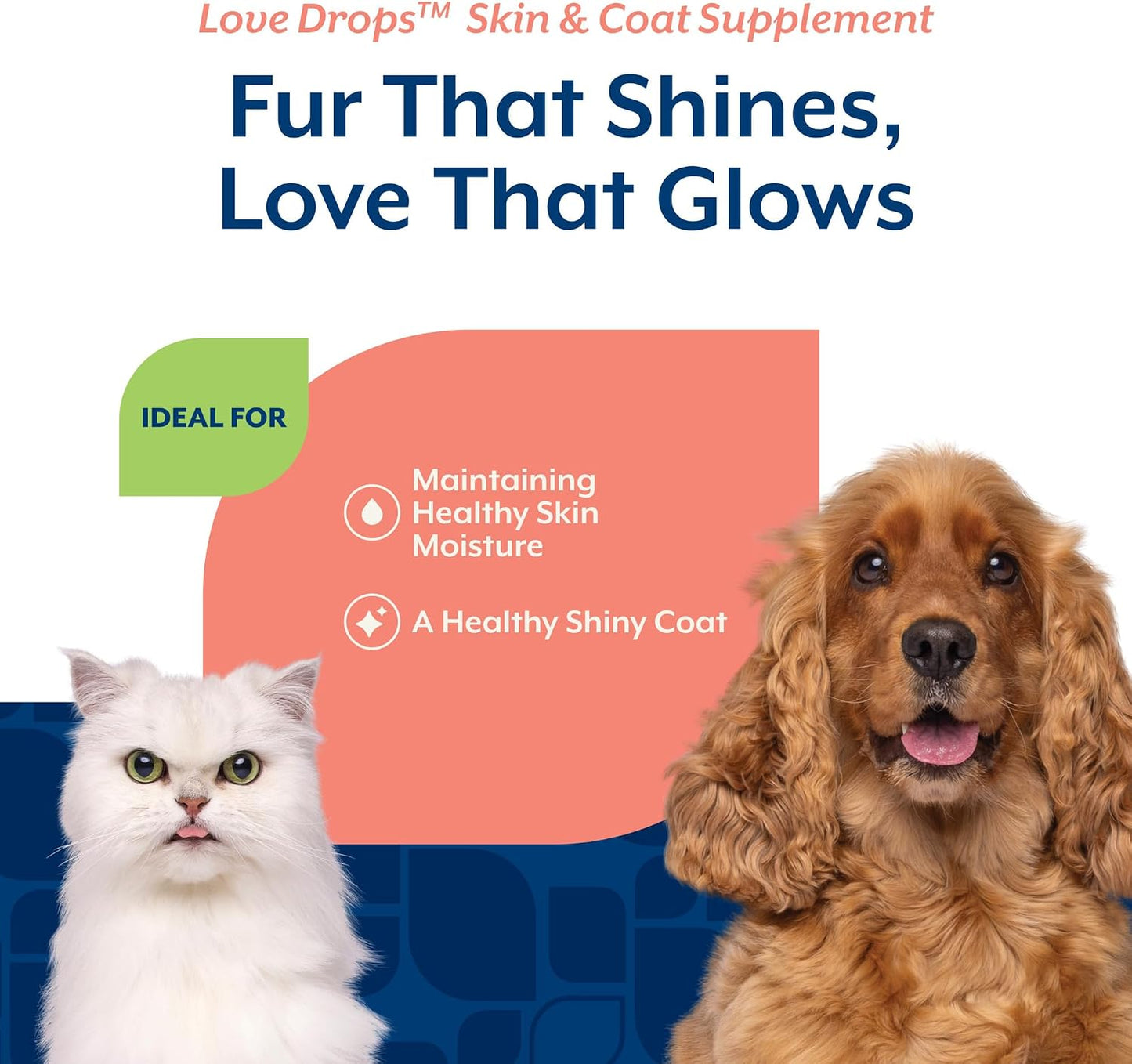NaturVet Love Drops Plus Omegas Skin & Coat Supplement for Dogs and Cats – Peanut Butter Flavour, 200 Chewable Tablets - görsel 4