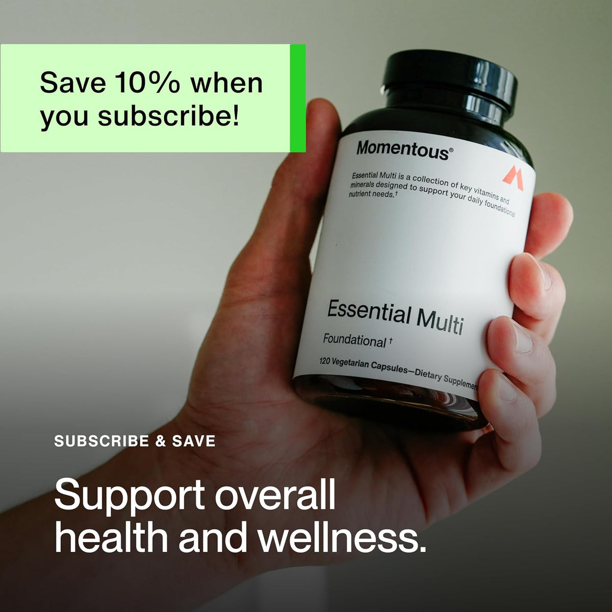 Momentous Essential Multivitamin - Complete Vitamin & Mineral Complex for Men & Women - görsel 10