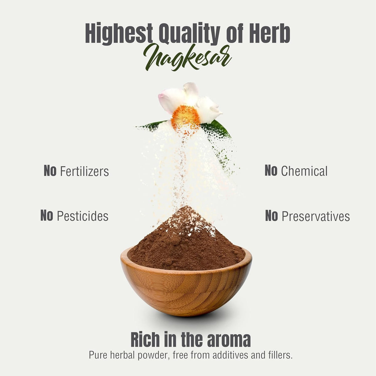 HerbsForever Nagkesar (Mesua Ferrea) Flower Pod Powder – 454 g (1 lb) - görsel 6