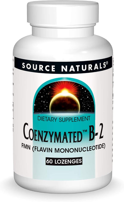 Source Naturals Coenzymated B-2 Lozenges 25mg, 60 Lozenges