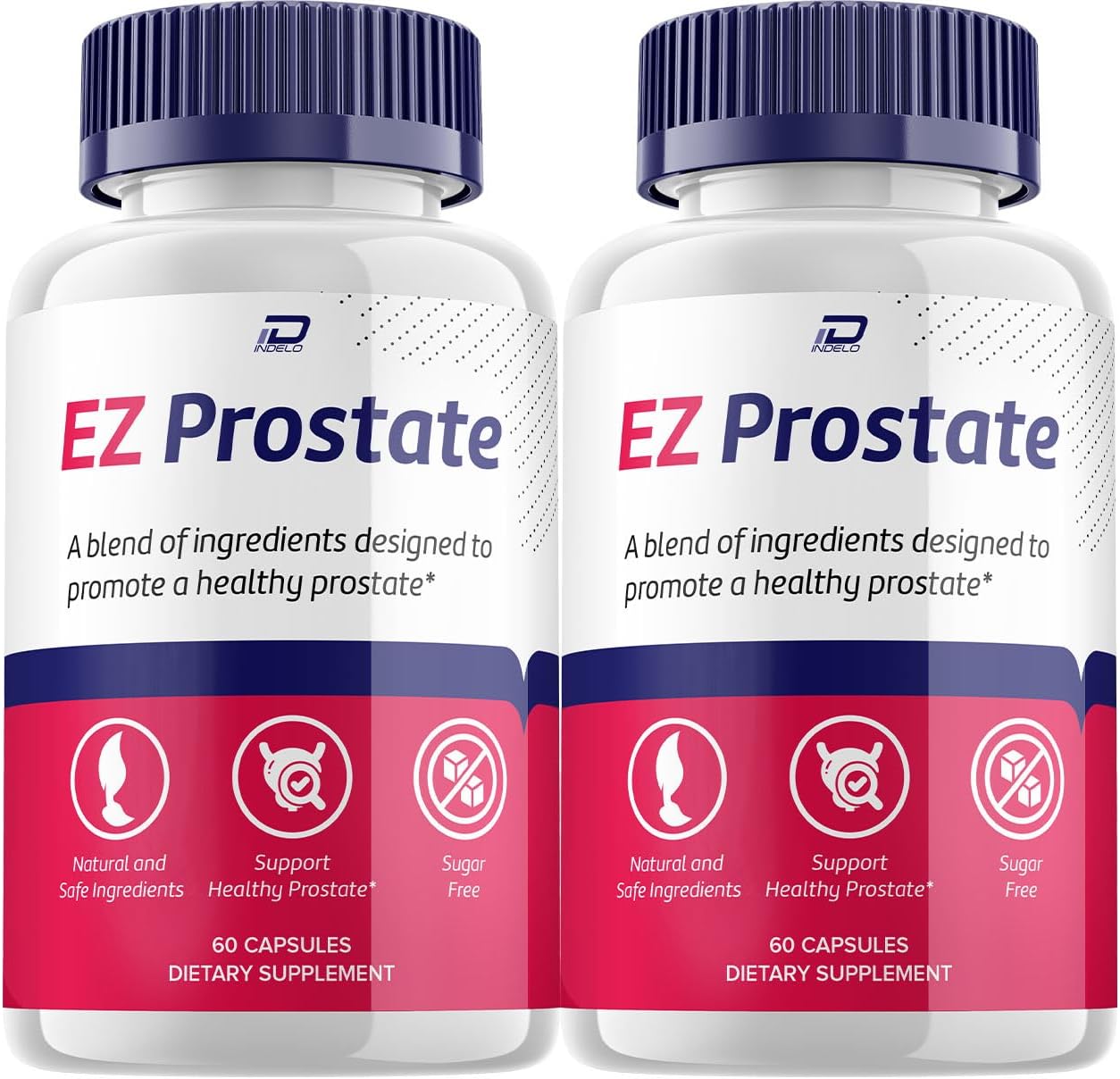 EZ Prostate Supplement for Men – EZProstate Pills Advanced Formula (2 Pack, 120 Capsules) - görsel 1