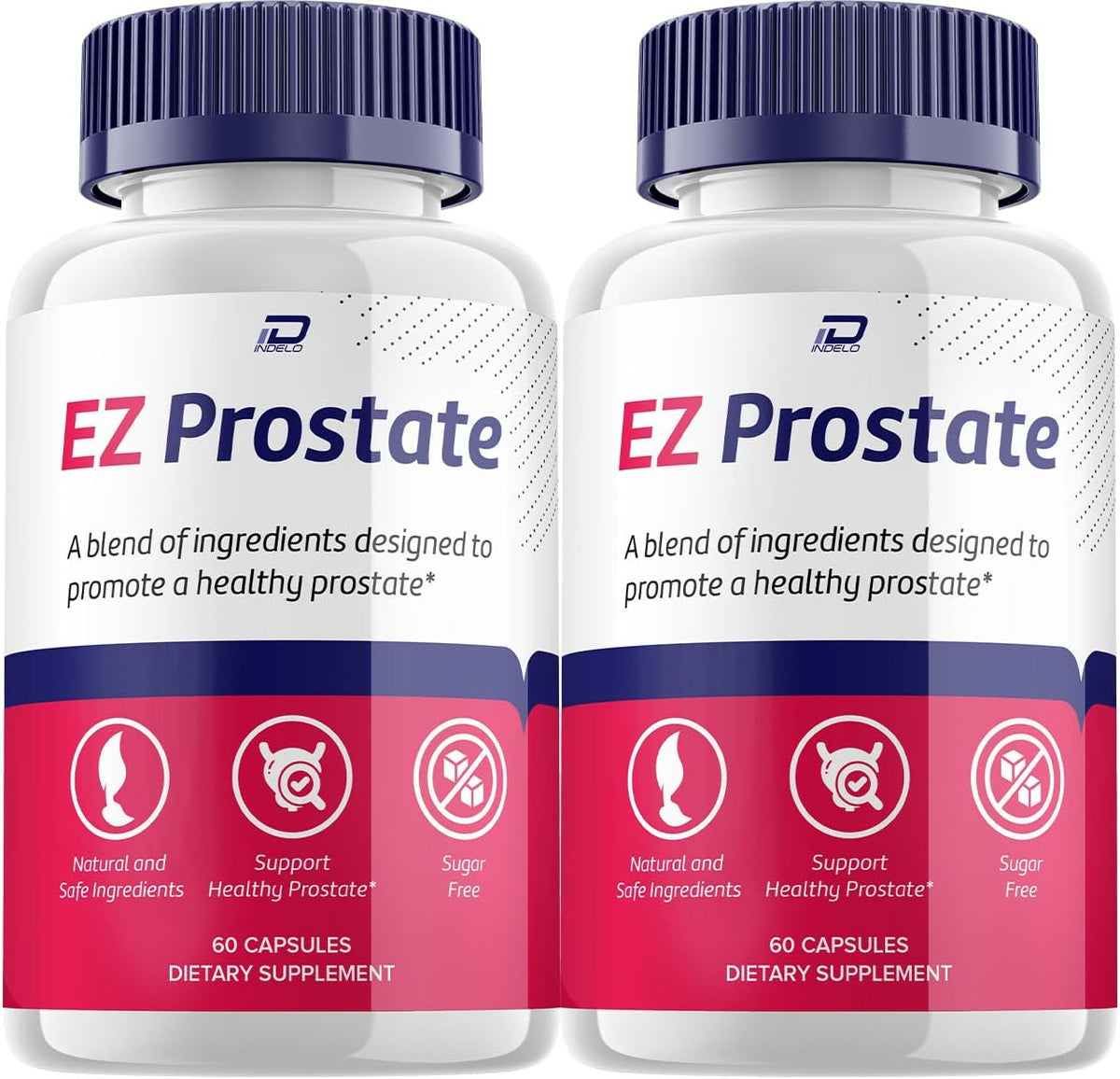 EZ Prostate Supplement for Men – EZProstate Pills Advanced Formula (2 Pack, 120 Capsules) - görsel 1