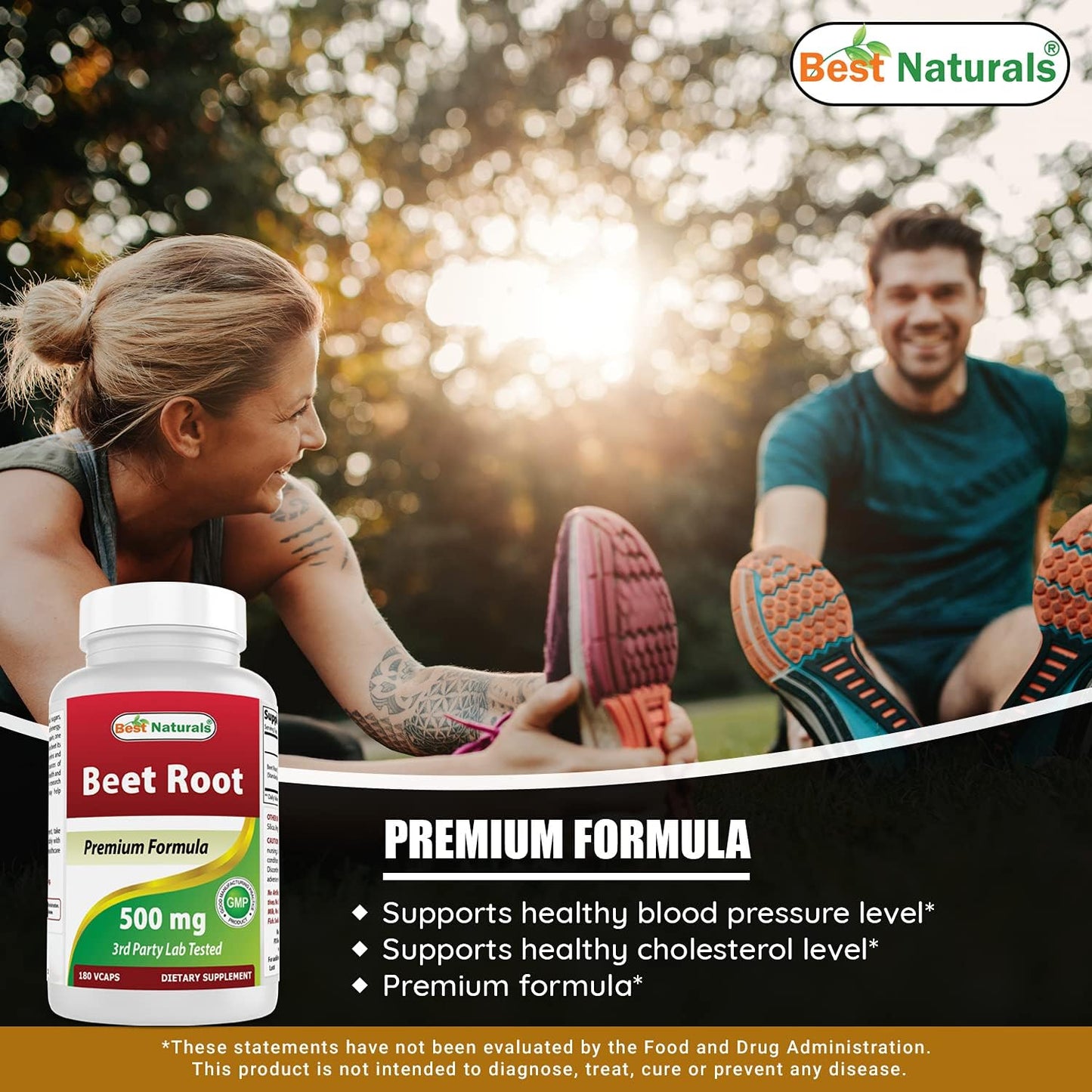 Best Naturals Beet Root Powder 500 mg 180 Capsules (180 Count (Pack of 2)) - görsel 5