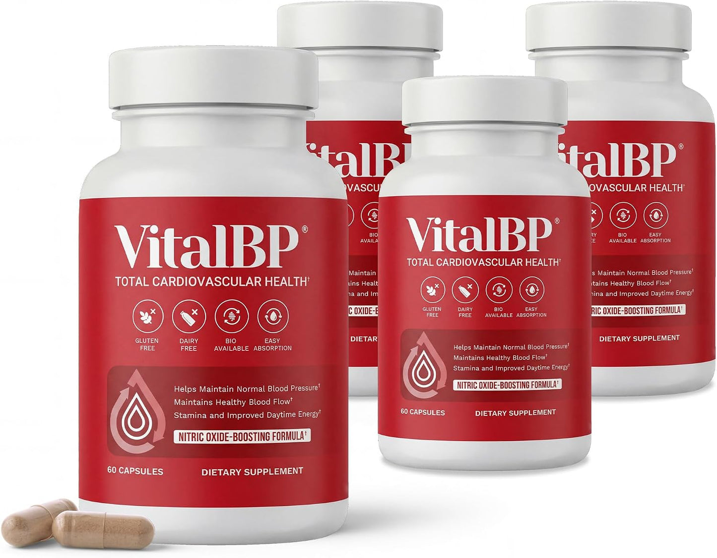 Vital BP – Support for Normal Blood Pressure with CoQ10, L-Citrulline, and K2 & D3 (60 Capsules) - görsel 10