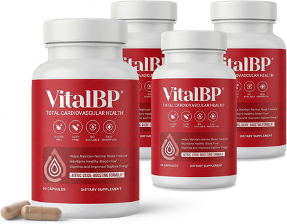 Vital BP – Support for Normal Blood Pressure with CoQ10, L-Citrulline, and K2 & D3 (60 Capsules)