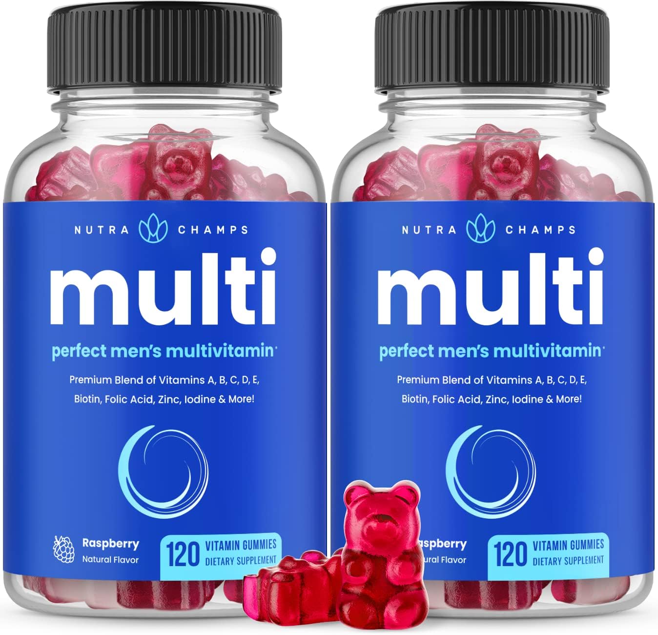 NutraChamps Multivitamin for Men, 240 Gummies (2-Pack) - Gummy Vitamins - görsel 1